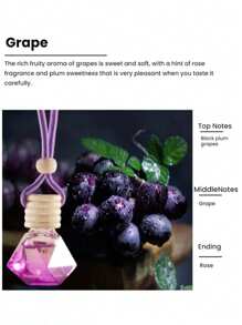 1pc 8ml Car Car Flameless Aromatherapy Essential Oil Diffuser Long Lasting Light Fragrance Pendant Car Air Freshener Hanging, Cute Car Air Diffuser, Long Lasting Car Home Air Freshener, Car Freshener For Women Men, Remove Odors Long Lasting Fragrance Valentine's Day Supplies Wedding Supplies