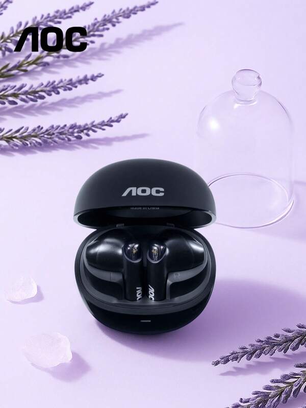 AOC AOC Bluetooth Wireless Earbuds Earhook Bluetooth Headphones Heavy Bass HiFi Stereo Headphones For Students And Office Work, Sports And Leisure Headphones, Best Gift For Festivals