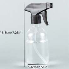 1/2 botol semprot plastik 300ml - Cocok untuk menyemprot tanaman - Nosel semprot - Anti-sumbat & Anti-bocor - Pegangan nyaman - Nosel yang dapat diatur - Juga cocok untuk rambut, memasak, dan membersihkan - Beraneka warna - View 3