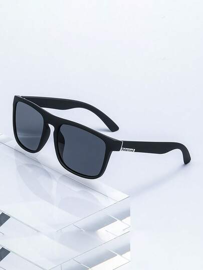 1 pieza Nuevas gafas de moda elegantes para hombres, de fabricación exquisita, con montura cuadrada clásica de degradado retro para moda deportiva, de gran tamaño, apropiadas para conducir, pescar, ciclismo, escalada, compras, viajes, senderismo y actividades al aire libre