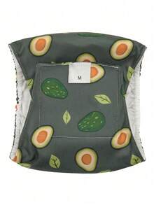 6片装可重复使用狗狗尿布 - 高吸水性可水洗狗狗尿垫，印花图案 - 彩色 - 查看 5