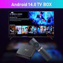 Q96 OHP Đầu thu truyền hình TV98 PRO, hệ điều hành Android 14, bộ xử lý lõi tứ ATV H313, hỗ trợ WiFi băng tần kép 5G, phát nội dung 8K và 4K, kèm điều khiển từ xa bằng giọng nói. - Phích cắm loại C của EU (220-240V) - Xem 9