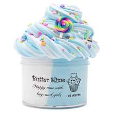 Kit de Slime com Manteiga Mista, Charms de Pirulito de Melancia para Crianças, Brinquedo Anti-Estresse Esticável e Não Pegajoso para Meninos e Meninas, Lembrancinhas para Festas, Presente, Slime, Slime ASMR, Massa de Modelar, Slime, Kit de Slime, Argila, Slime, Kit de Slime, Presente, Slime, Pacote de Slime, Brinquedos Fidgets de Slime