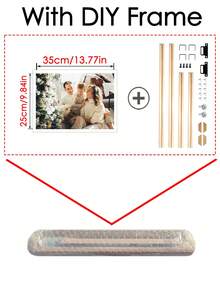 1Pc Personalized Canvas Poster,Customized Big Size Poster,Customize Big Size Canvas Pringting,Customizable Big Size Canvas Prints For Room Decor/Home Decor/Batheoom Decor,Personalized Photos Canvas For Graduation 2025 Gifts - Multicolor - View 27