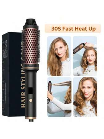 UKLISS 三合一陶瓷美发器 – 卷发、拉直和吹干，便携设计