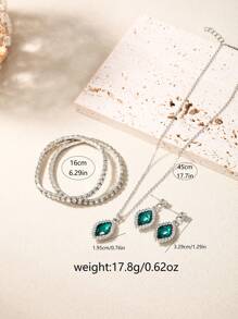 Conjunto de 7 peças de Relógio de Pulso Feminino é Lindo, Elegante, Mostrador Redondo Totalmente Diamantado, Pulseira, É um Conjunto de Relógio de Luxo a Quartzo e Colar Pingente, Brincos, Anel e Pulseira, Ideal para Uso Diário, Temporada de Volta às Aulas, Temporada de Formatura, Ação de Graças, Casais, Melhor Presente (Caixa do Relógio não Incluída)