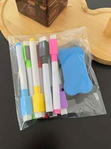8 Packs Erasable Whiteboard Markers - 8 Bright Colors, Write Smoothly, Low Odor, Dry Quickly, Perfect For Office Meetings, Conferences And Teaching - Durable Plastic Material.,School Supplies,Back To School