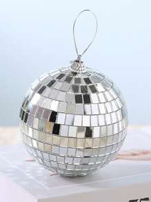 1 pièce Boule disco miroir en verre, convient pour la scène, la décoration de gâteau de mariage, la conception de fête, DJ, club, bar, décoration de festival, festival de musique, lampe disco suspendue à laser