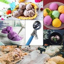 1 Pcs Stainless Steel Ice Cream Scoop Set Dishers Scoops Cookie Scoop Set  Scoop, Blue Handle (2.48 Inch) - 2.48 Inch Blue Ice Cream Scoop - View 10