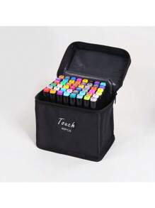 12/24/30/36/40/48/60/80/100/120/168/204/262 colores Bolígrafos de marcador metálico Touchhero, tonos vívidos, puntas finas - multiusos para pintura de rocas, arte, vidrio y elaboración de tarjetas