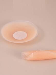 1/3 Pares de Tampas de Mamilo Reutilizáveis de Silicone Sem Costura - Invisíveis, Autoadesivos, Patches Femininos Anti-Protrusão Para Seios - Acessórios de Sutiã Confortáveis, Respiráveis e Fáceis de Limpar