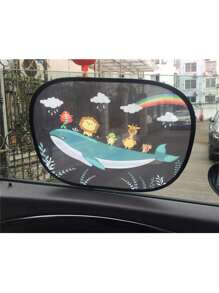 Parasolar auto 2 pachete cu 8 ventuze, 20 * 12 inch pentru copii, vizor pentru geam auto, protecție solară UV pentru bebeluși, bandă autoadezivă, adsorbție PVC, vizor static pentru copii, parbriz lateral auto, accesorii auto, vizor pentru geam auto