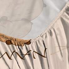 3-częściowy zestaw prześcieradeł z nadrukiem Capybara, ochraniacz na materac (1 narzuta + 2 poszewki na poduszki, poszewki na poduszki nie są dołączone), można dostosować do swojego imienia, miękki i wygodny zestaw pościeli, odpowiedni do sypialni rodzinnych, pokoi gościnnych, odpowiedni na wszystkie pory roku, spersonalizowana dekoracja domu - Wielokolorowe - Zobacz 6