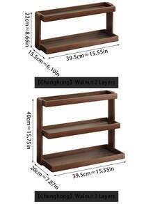 1 件创意实用优质办公桌杯架茶具收纳架，办公桌面茶盒，多层饮料收纳架 - 彩色 - 查看 3