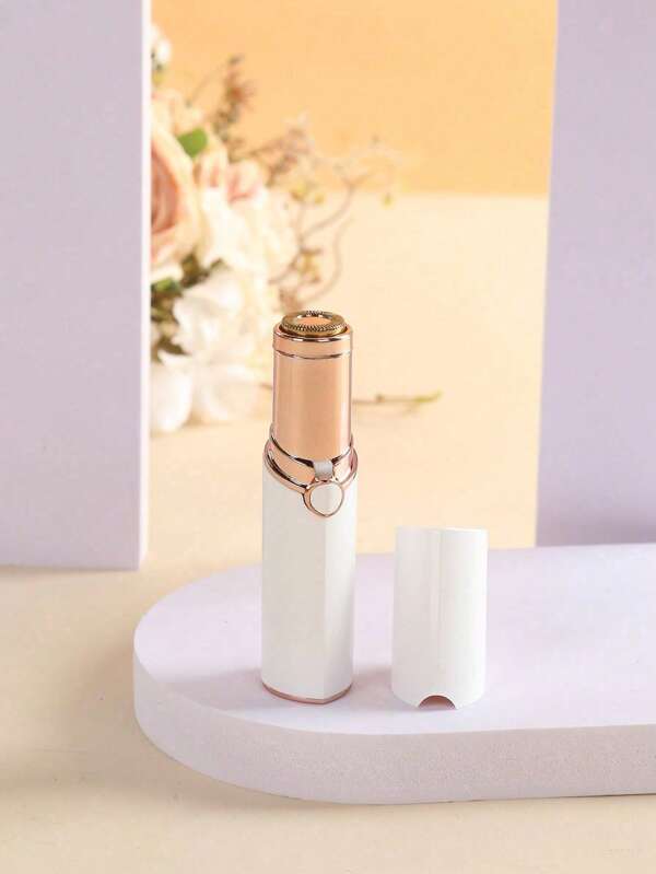 1/2 stuks draagbare elektrische scheerapparaten voor vrouwen, lippenstiftontwerp, op batterijen, meerdere specificaties, combinatiemogelijkheden, apparaat voor gezichtsontharing, mini-ontharingsapparaat
