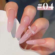 ZHIYAN 15ML/PCS 冰可可粉色凝胶指甲油套装半透明粉色蓝色果冻指甲油四季美甲美白圣诞指甲蓝色指甲粉色指甲适用于指甲 UV 光指甲 DIY 沙龙指甲美甲用品万圣节指甲 - 彩色 - 查看 6