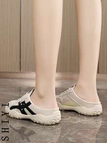 Fashion Versatile Casual Minimalist Breathable Backless Athletic Sneakers