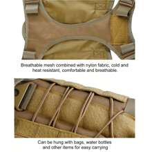 Tactical Dog Harness For Large Dogs, Tension Free Adjustable Pet Harness, Reflective Work Training Harness, Molle Vest With Handle, Easy Controllable Blast-Proof, Hook And Loop Panel, Pet Vest Style Dog Harness