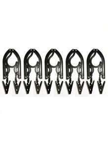 12pcs Portable Folding Travel Clothes Rack , Space Saving Clothes Drying Rack, Clothes Clothes Rack, Folding Clothes Rack For Business Travel, Outdoor Windproof Clothes Rack. Matching Strong Small Clip Windproof