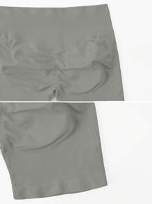 NcmRyu Women's Seamless Butt-Lifting Sports Shorts