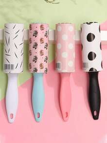 1/4 Pack Mini Detachable Lint Roller, Portable Lint Remover