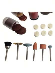 Kit 105 Acessório Para Micro Retífica Completo Padrão - Multicolorido - Visão 5