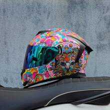 LVS Latest Dual Lens Motorcycle Helmet Modular Full Face Helmet, Unisex, Street Bike Helmet Capacity Approved