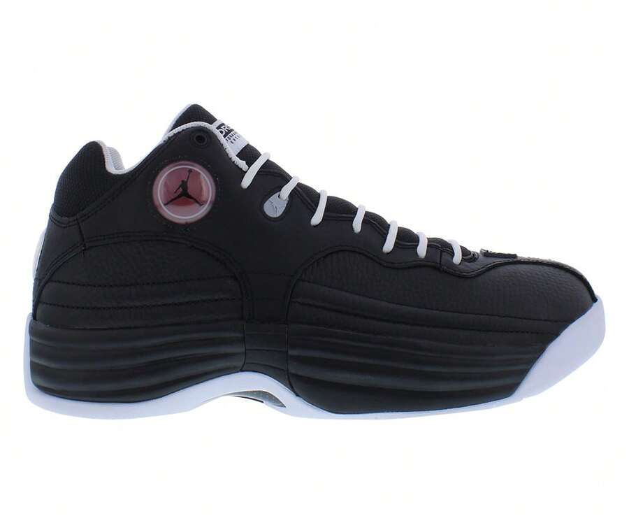 Nike Jordan Jumpman Team I Mens Shoes - 黑/校紅/白 - 查看 1