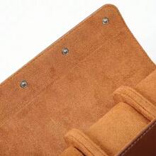 1/2/3-Slot Watch Roll Travel Case Portable Vintage Leather Watch Display Case Storage Box Watch Organizers Men Christmas Gift For Women Storage Organizer Travel Essentials Back To School Dormitory Storage