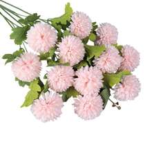 Artificial Flowers, Colorful Fake Branches Artificial Flower Arrangement Home Decor Present - Baby Pink - View 3