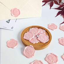 10 pezzi di adesivi per ceralacca rosa/oro a forma di rosa, adatti per inviti di nozze. Sono facili da usare e hanno una buona adesione. Adesivi per buste con rose, accessori per inviti di matrimonio, forniture scolastiche, back to school