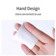 1 包一次性柔软洁面垫，面部清洁、洗面刷、袋子、收纳袋、收纳盒 - 白色 - 查看 6