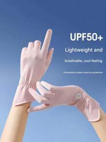 Summer Sunscreen Gloves, Multi-Color Options, Women & Men's UV Protection Sleeves, Unisex Youth Sunscreen Gloves, School & Halloween Accessories