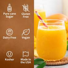 Syruvia Mango Syrup - Premium Flavoring Syrup For Tea, Italian Sodas, Beverages, Desserts, Ice Cream, Cocktails & Mocktails - Kosher, Gluten Free - 25.4 Fl Oz. - 25.4 Fl Oz - View 4