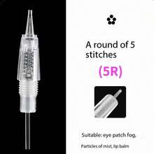 20 st Permanenta nålar Makeup Ögonbrynsnålar Makeup Tatueringsnålar Permanent Penna Makeup Nålpatron för eyeliner och ögonbrynstatueringsmaskin