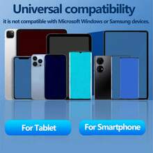 1 支适用于智能手机和平板电脑的通用电容式触摸屏手写笔，无需无线连接，USB 可充电，磁性合金材质，兼容 Apple/IOS/Android/Windows/IPad Pro Air Mini 平板电脑和智能手机，兼容 2018 年后更新的 Apple 平板电脑