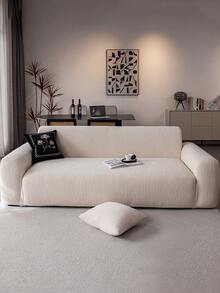 1 件双色提花线性纹理弹力沙发垫套，简约风格，宠物友好，适合春、夏、秋、冬，防尘防污，旧沙发的节日装饰，适合单人/2/3/4 座 L 型沙发