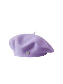 1 Berretto basco da donna minimalista nei colori caramella, berretto basco francese tinta unita carino, regalo di berretto in lana