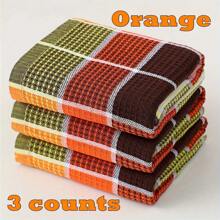 3 Pcs Dishcloths - , Absorbent, Lint-Free, Effective Cleaning For Kitchen & Bathroom - Dish Cloths, Cleaning Cloths, All-Purpose Cleaning Rags, Kitchen Towels