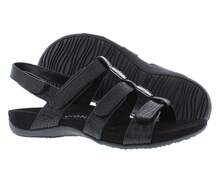 Vionic Amber Womens Shoes - Đen/Lea - Xem 5