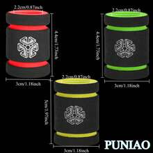 红绿纹身握把套 纹身海绵握把套 短款 直径30mm 内径22mm 弹力加厚 防滑防鸡眼海绵纹身握把套