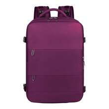 Travel Backpacks, Carry-On Backpacks, Computer Backpacks, Mountaineering Backpacks, Independent Shoe Compartments, Waterproof Outdoor Sports Canvas Backpacks, Casual Backpacks, Travel Essentials - 深紫色 - 查看 4