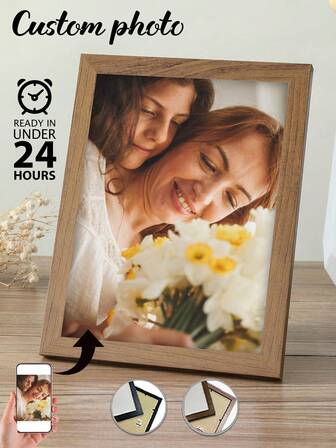 額装カスタムキャンバス絵画1個、個人写真ポスター、HDプリント、思い出保存、母の日ギフト、美しい瞬間の保存、誕生日パーティー、記念日、ユニークな完璧なアートギフト