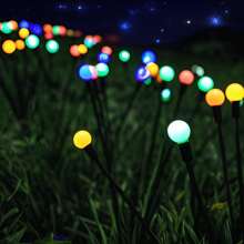 Luces solares de decoración para el jardín exterior, Luces solares de luciérnagas LED 6/8/10, Luces solares oscilantes de luciérnagas para el patio, camino y decoración de plantas, Luces de jardín solares