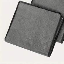 3pcs/1pc/10pcs Non-Woven Fabric Storage Box, Foldable Storage Bag, Dustproof, Safety Zipper Closure, Portable With Side Handle