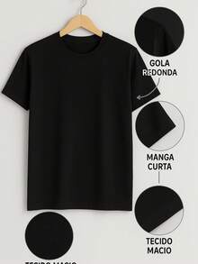Camiseta Algodão Casal Namorados Estampa Casal Que Ora Junto Lindo Fofo Casal Combinando Metadinha Look Conjunto Namorados Dia Dos - Masculino - Branco - Visão 4