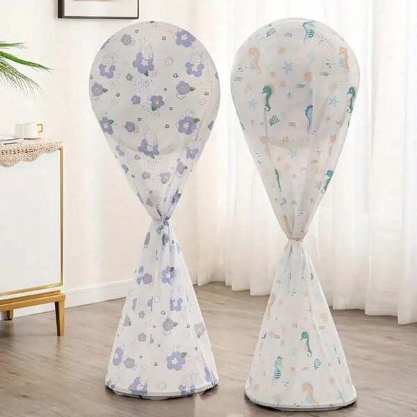 1pc Home Three-Dimensional Fan Dust Cover Fan Protective Cover Dustproof And Waterproof Full-Coverage Fan Cover