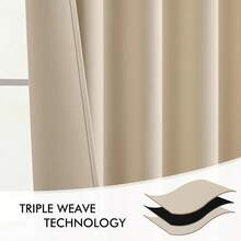 Back Tab Blocking 96 Inch Long 2 Panels Set Living Room Bedroom, Greyish White Rod Pocket/Pinch Pleated Thermal Insulated Room Darkening Floor To Ceiling Blackout Drapes, Home Decor - Be - Xem 7