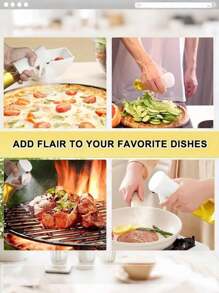 زجاجة رش زيت مطبخ أوعية سعة 200 مل أو 300 مل أو 500 مل لرش زيت الزيتون والطهي والمشويات والخبز والتخييم، أسود، حاوية فارغة لرش الخل وصوص الصويا