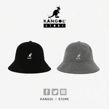Hat Kangol Fisherman Hat Sun Hat For Men And Women Large Head Circumference  Towel HyunA Hat Bucket Hat Round Top - Mái vòm vải bông màu xám - Xem 4